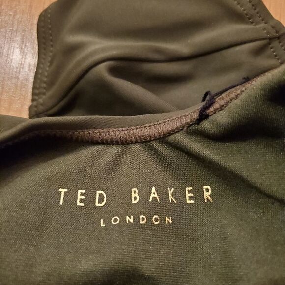 Ted Baker Pikaa Halter Swimsuit Khaki (Olive)- NEW - Picture 13 of 15